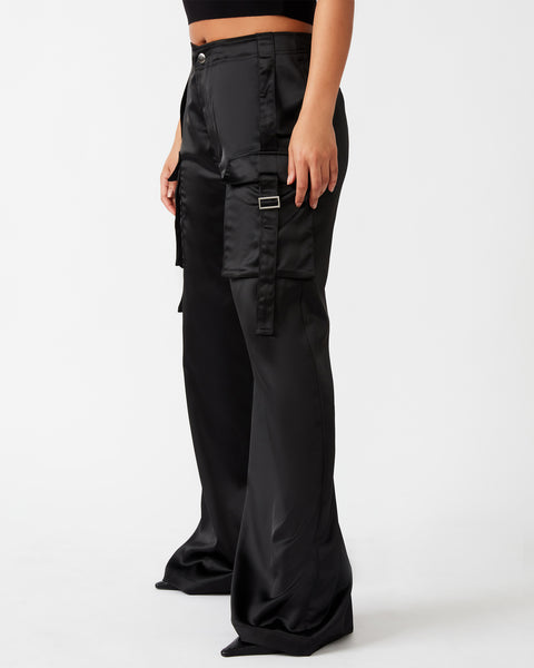 CHARLIZE Black Multi Sheer Pant  Women's Designer Pants – Steve Madden  Canada