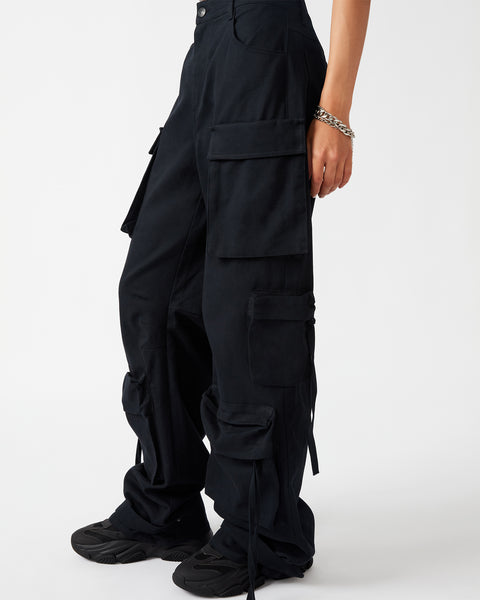 KAT Black Cargo Pant  Women's Designer Pants – Steve Madden Canada