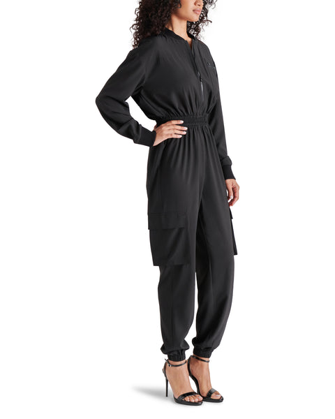 Black Long Sleeve Jumpsuit - Temu Canada
