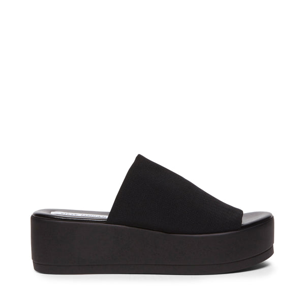 SLINKY Black Platform Slide Sandals  Women's Designer Sandals – Steve  Madden Canada