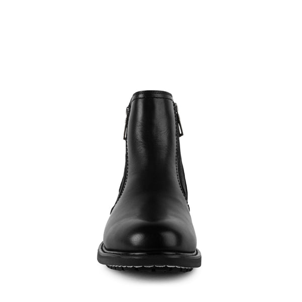 DIXON Black Leather Waterproof Boots | Men's Designer Boots – Steve ...