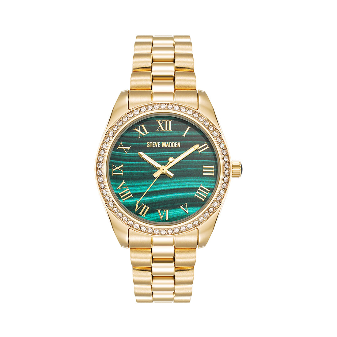 Green Gold Multi Statement Watch Women s Designer Jewellery Steve Madden Canada