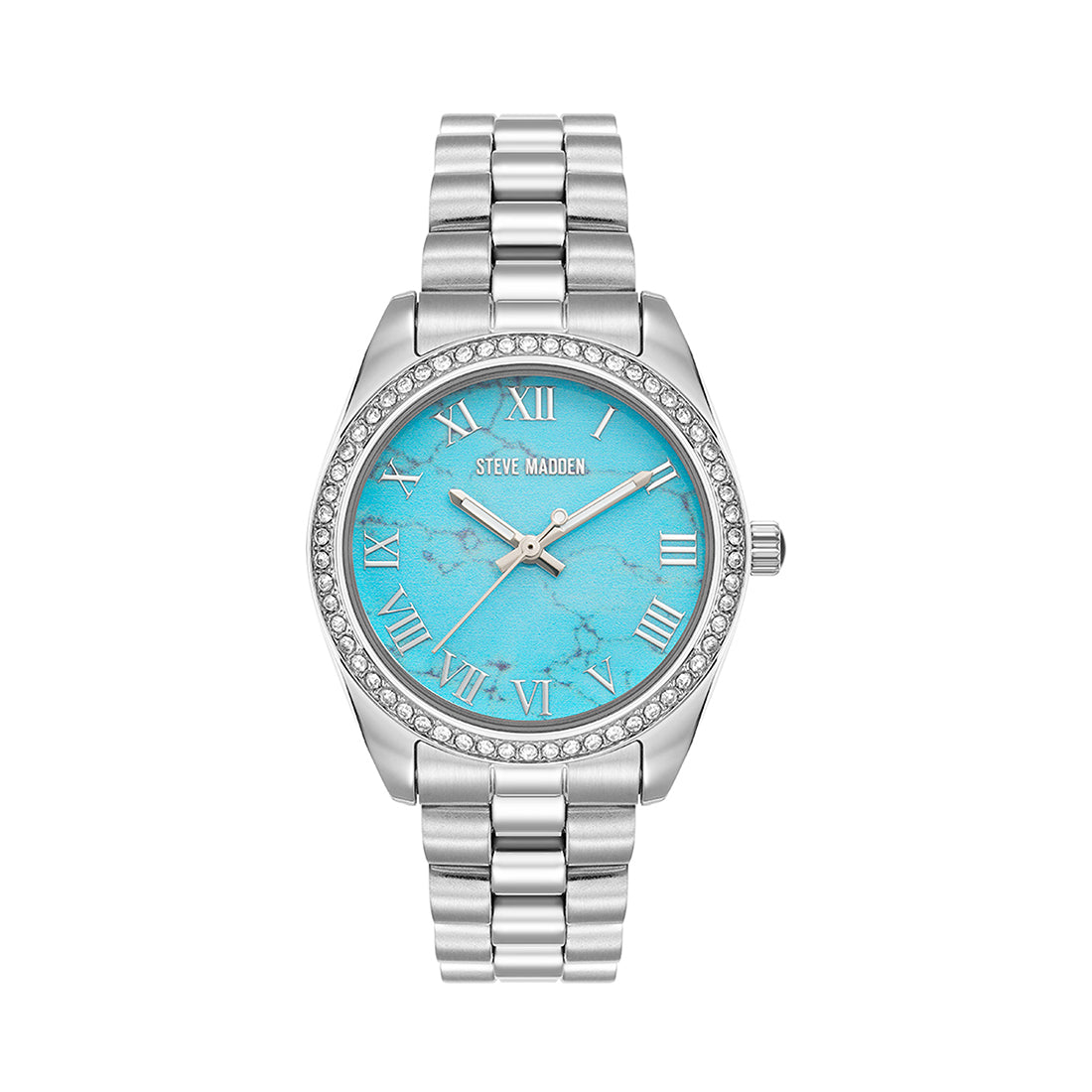 Blue Silver Multi Statement Watch Steve Madden