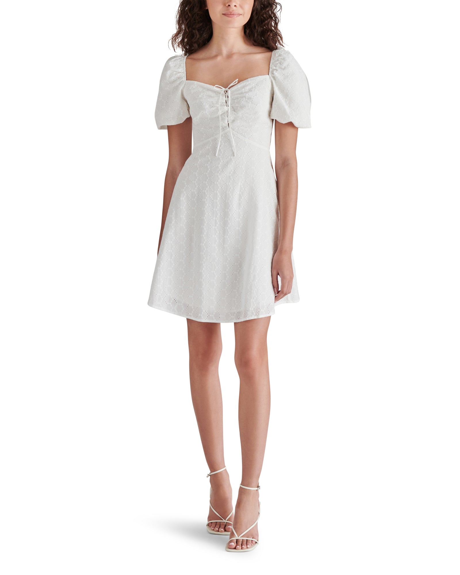 White Dress Puff Sleeve -  Canada