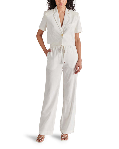 VENETIA PANT WHITE - Clothing - Steve Madden Canada