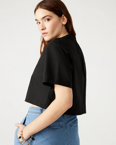 SUNNY TOP BLACK - Clothing - Steve Madden Canada