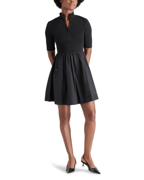 BERLINA Black Mini Dress | Women's Designer Clothing – Steve Madden Canada