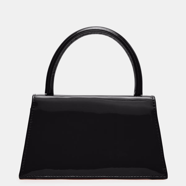 BAMINIA BLACK PATENT - Handbags - Steve Madden Canada