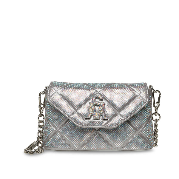 BDIVINE Silver Rhinestone Crossbody Bag | Women's Designer Handbags ...