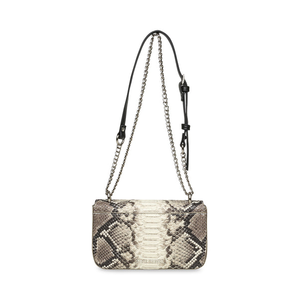 BELMOND Black Exotic Snake Crossbody Bag | Women's Designer Handbags ...