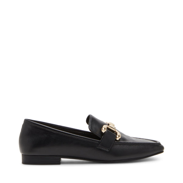 DERBYY Black Loafers | Women's Designer Flats – Steve Madden Canada