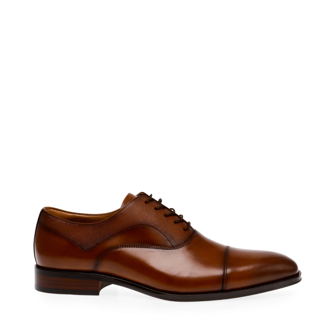 PLAKARD Tan Leather Lace Up Dress Shoes | Men's Designer Dress Shoes ...