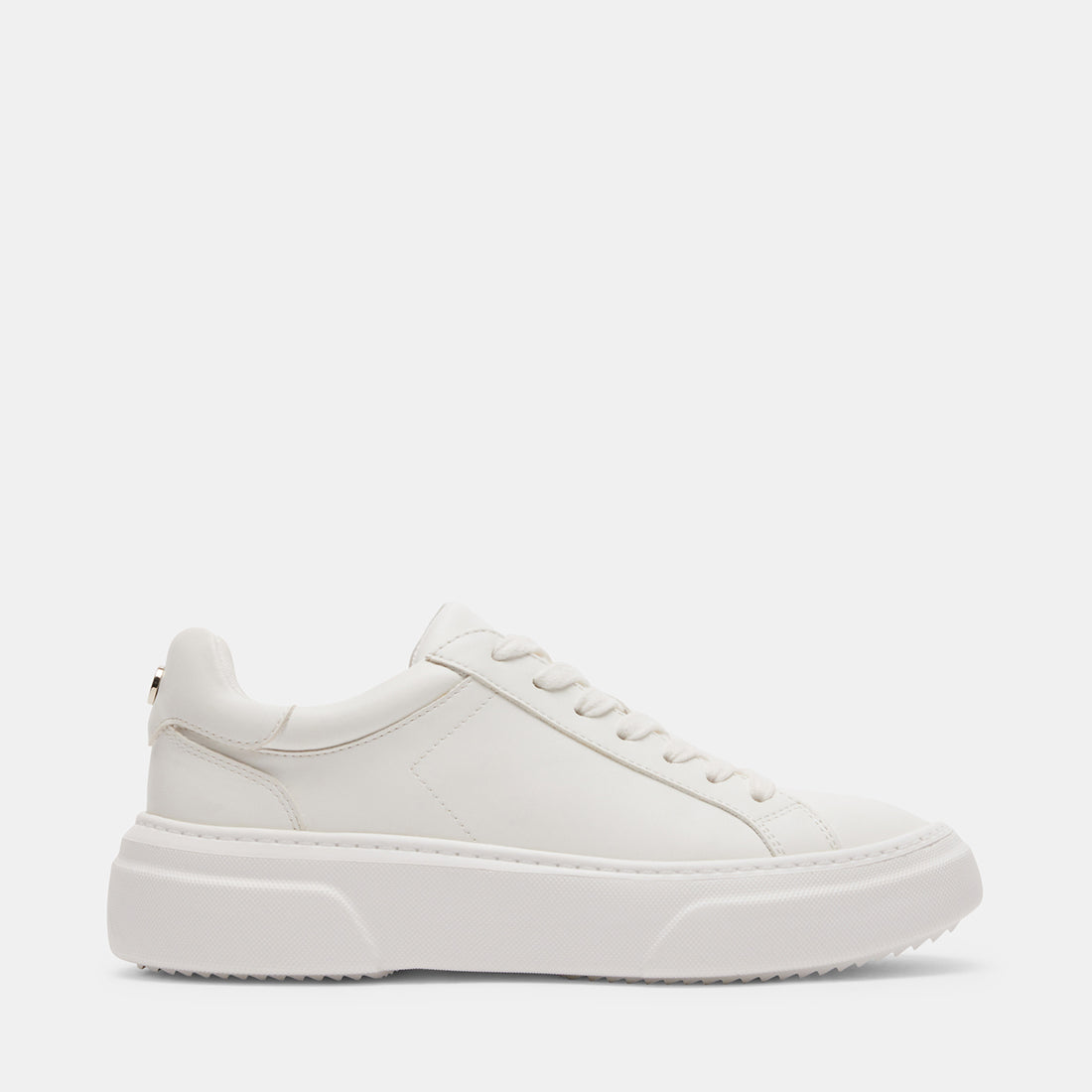 BERGEN White Low-Top Lace-Up Sneakers | Women's Designer Sneakers ...