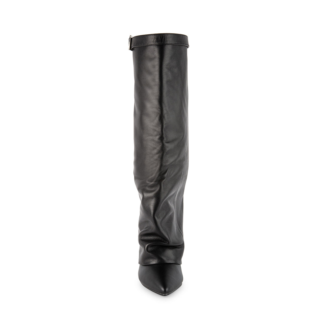 CORENNE Black Leather Knee High Boots | Women's Designer Boots – Steve ...