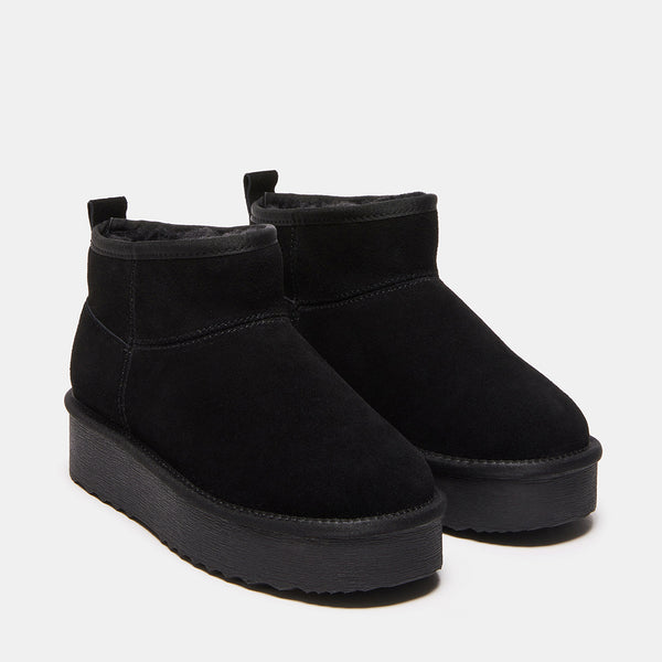 CRUE BLACK SUEDE - Women's Shoes - Steve Madden Canada