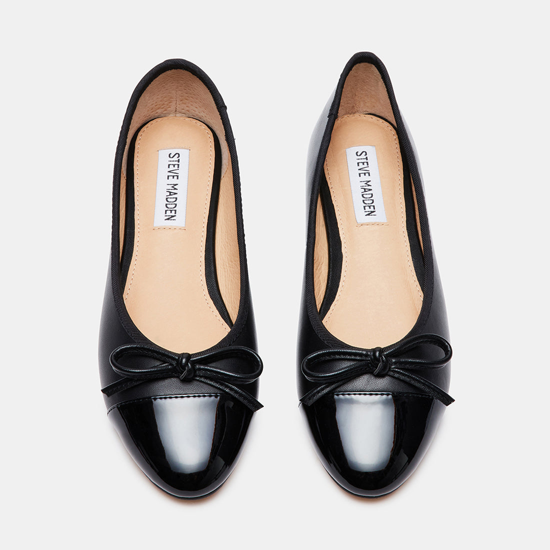 ELLISON Black Ballet Flats | Women's Designer Flats – Steve Madden Canada