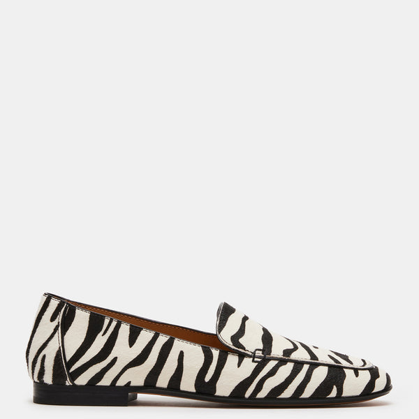 FITZ Zebra Exotic Loafers | Women's Designer Shoes – Steve Madden Canada