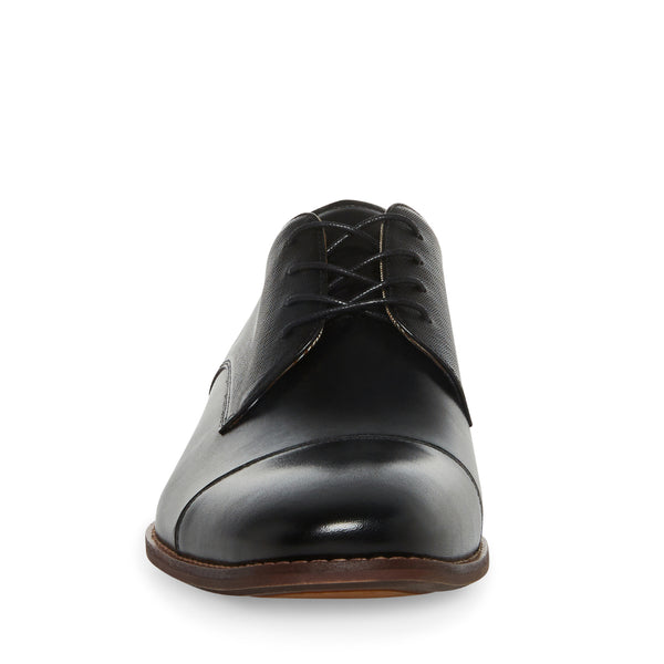 GAUDIN Black Leather Men's Dress Shoes | Men's Designer Dress Shoes ...