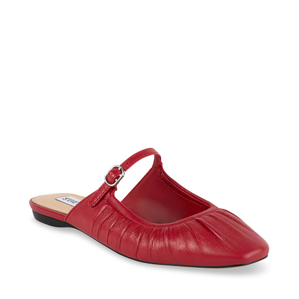 GISELEE RED LEATHER - Women's Shoes - Steve Madden Canada