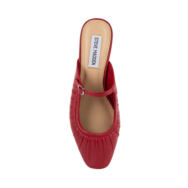 GISELEE RED LEATHER - Women's Shoes - Steve Madden Canada