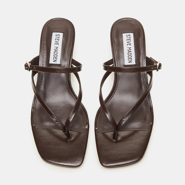 JESSA BROWN LEATHER - Women's Shoes - Steve Madden Canada