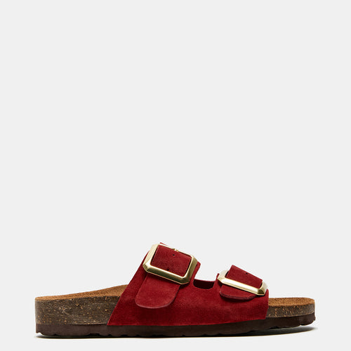 JESSEE RED SUEDE IMAGE