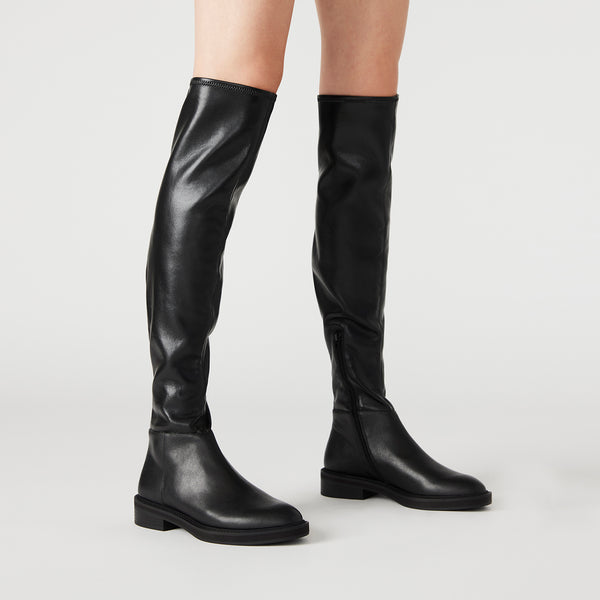 LEZA Black Knee High Boots | Women's Designer Shoes – Steve Madden Canada