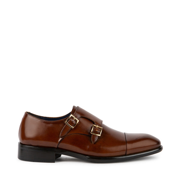 MORELLII Cognac Leather Dress Shoes | Men's Designer Shoes – Steve ...