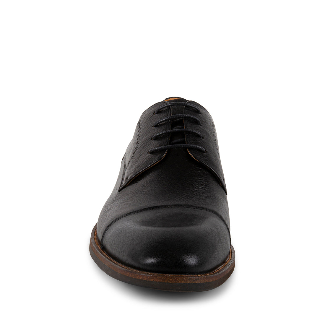 NELIGAN Black Leather Men's Dress Shoes | Men's Designer Dress Shoes ...