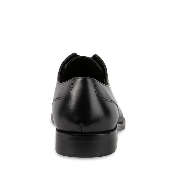 PACORRO Black Leather Lace Up Dress Shoes | Men's Designer Shoes ...