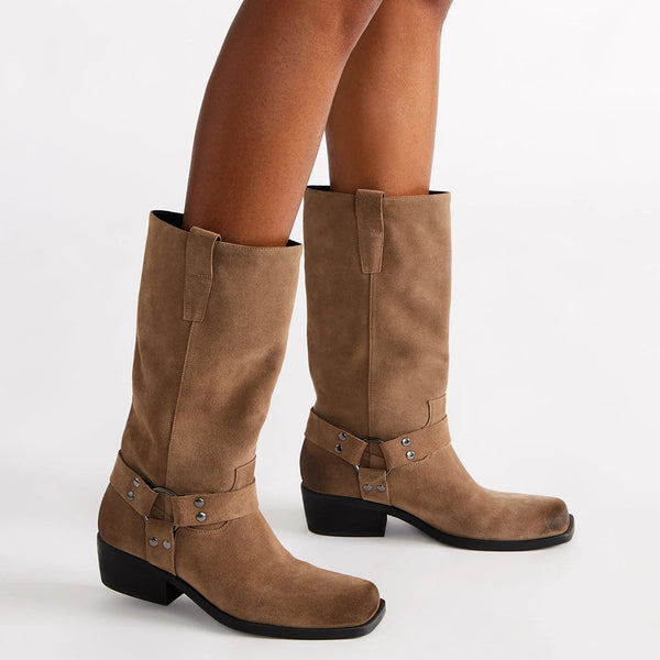 RUSKIN TAUPE SUEDE - Women's Shoes - Steve Madden Canada