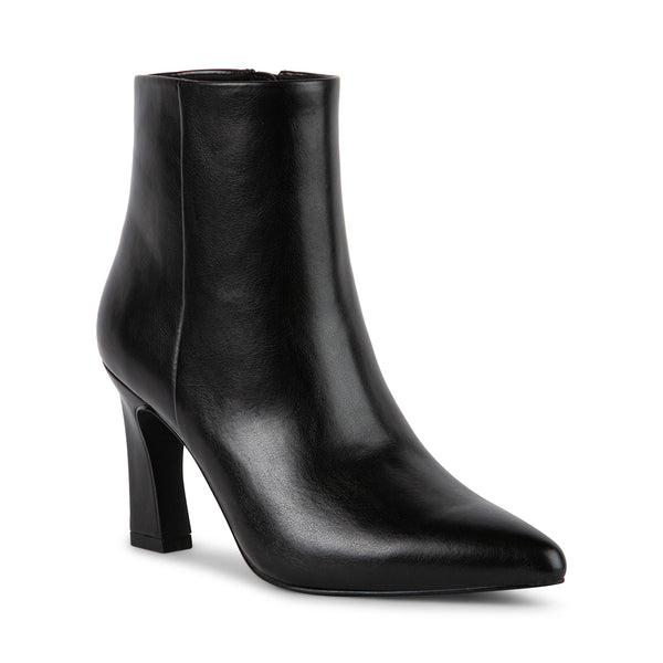 SPIN Black Pointy Toe Ankle Booties | Women's Designer Boots – Steve ...