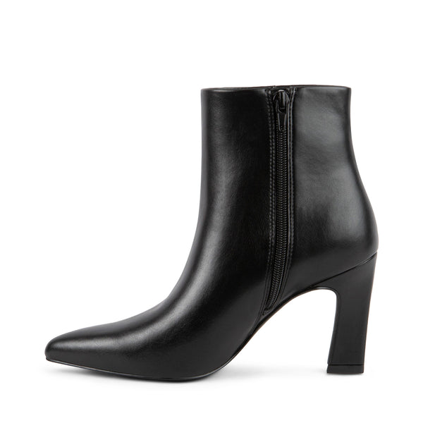 SPIN Black Pointy Toe Ankle Booties | Women's Designer Boots – Steve ...