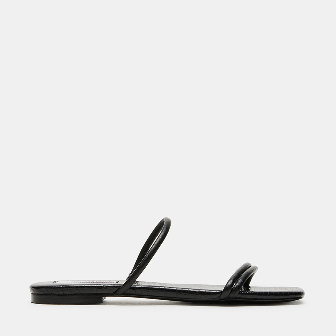 TAHITI Black Strappy Slide Sandals | Women's Designer Sandals – Steve ...