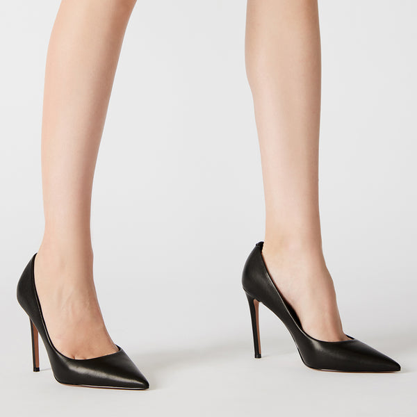 THRIVE BLACK LEATHER - Women's Shoes - Steve Madden Canada