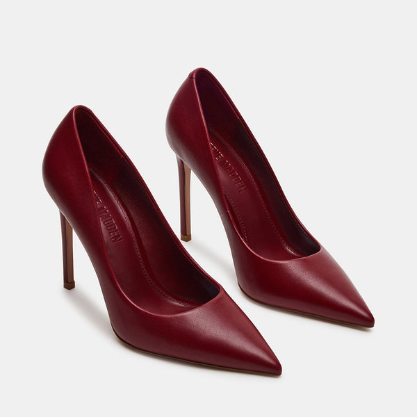 THRIVE BURGUNDY LEATHER - Women's Shoes - Steve Madden Canada