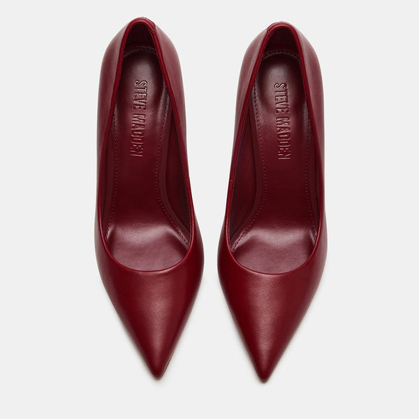 THRIVE BURGUNDY LEATHER - Women's Shoes - Steve Madden Canada