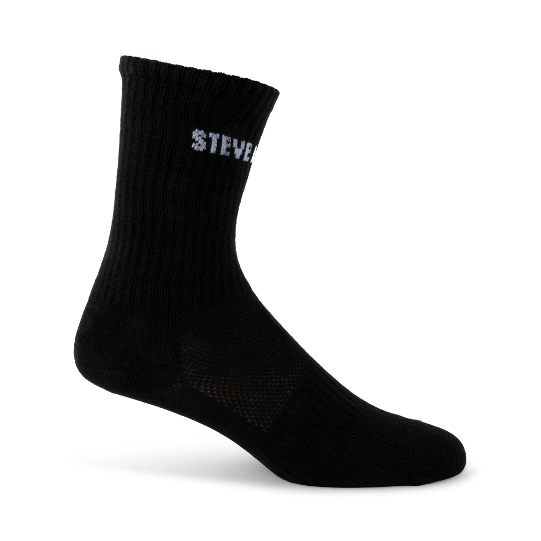 RIBBED CREW SOCKS Black/Tan  Women's Crew Socks – Steve Madden