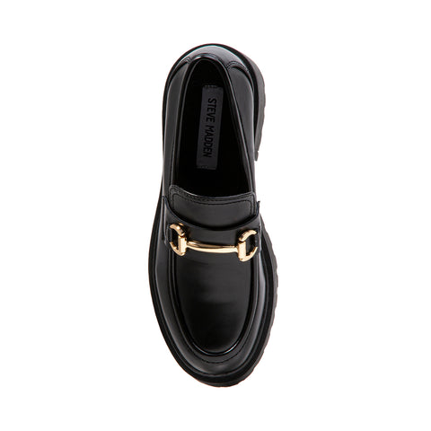 black loafers steve madden