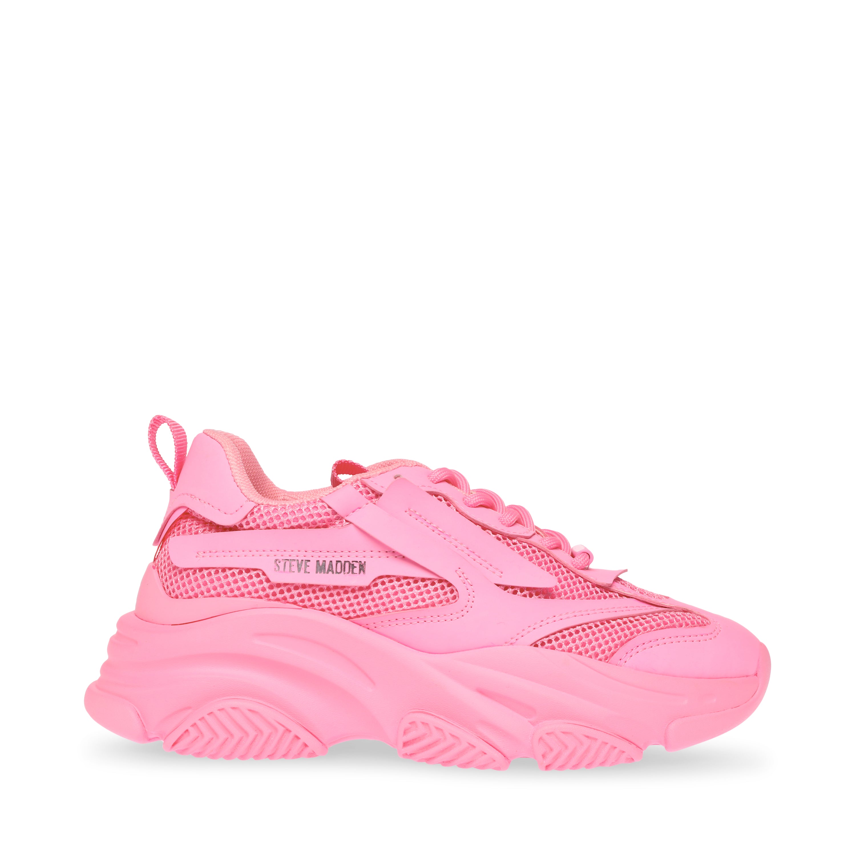 POSSESSIVE Hot Pink Sneakers - Steve Madden Australia