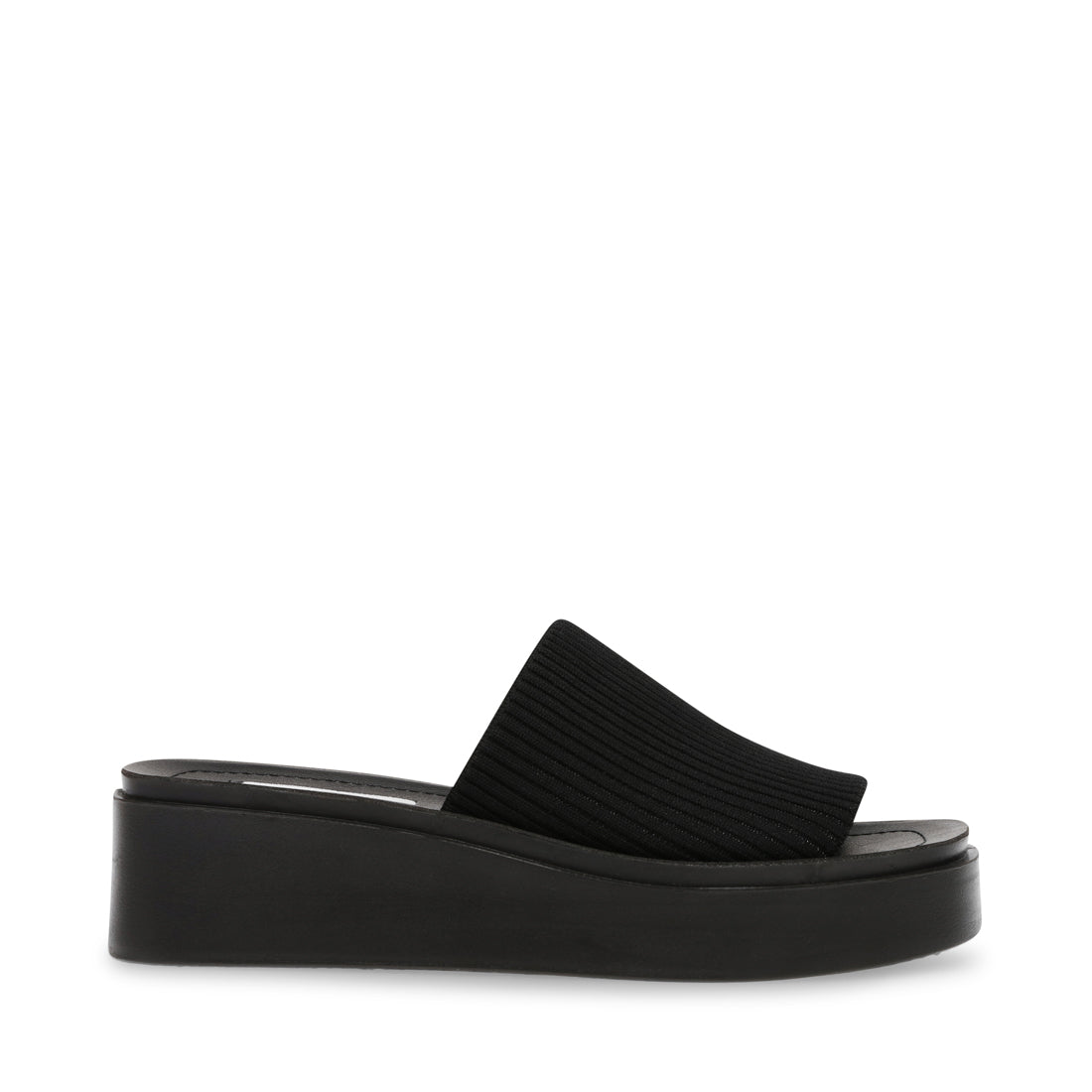 BALANCED Black Platform Sandals | Women's Designer Sandals – Steve ...