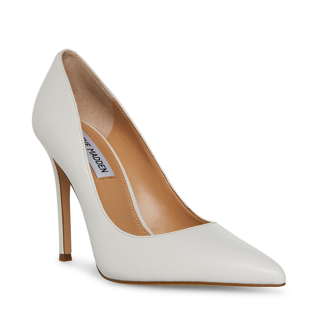 EVELYN White Leather Women's High Heels | Women's Designer Heels ...