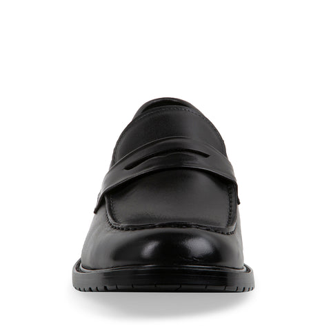 TARRIN Black Leather Men's Dress Shoes | Men's Designer Dress 