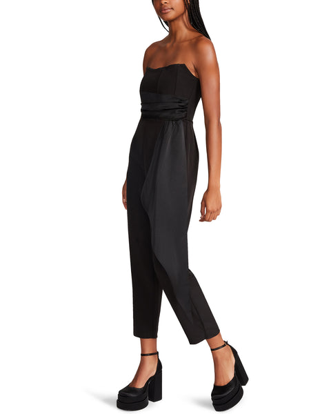 HARLEN JUMPSUIT BLACK - Clothing - Steve Madden Canada