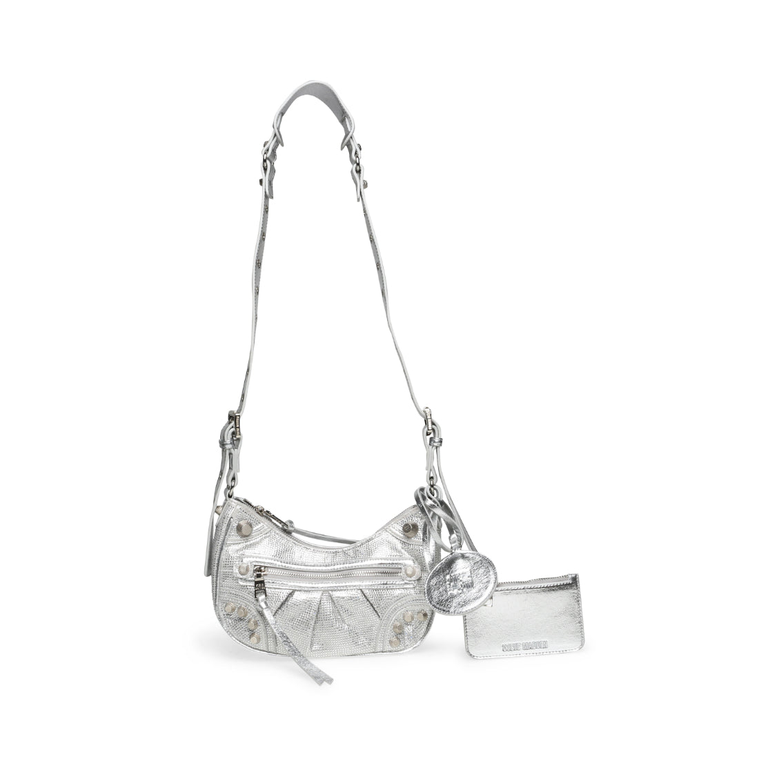 Steve Madden on sale BGLOW-R Silver Shoulder Bag