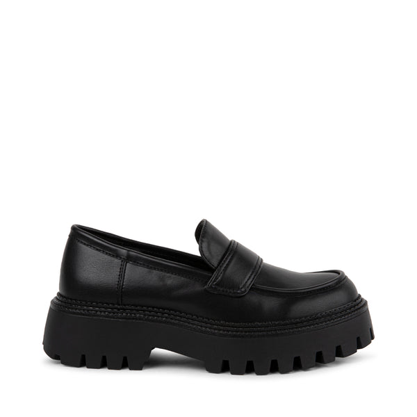BECKIE Black Women's Loafers | Women's Designer Loafers – Steve Madden ...